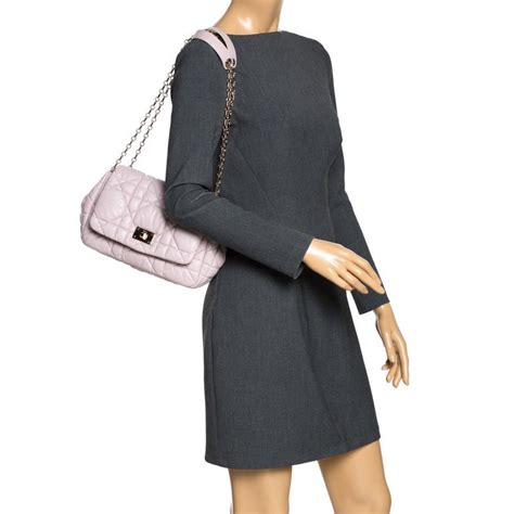 Dior Pink Leather Milly La Foret Shoulder Bag 